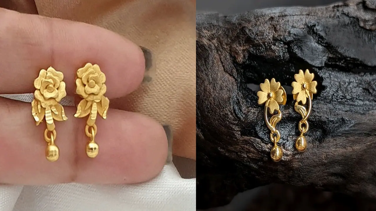 gold earrings gold earrings