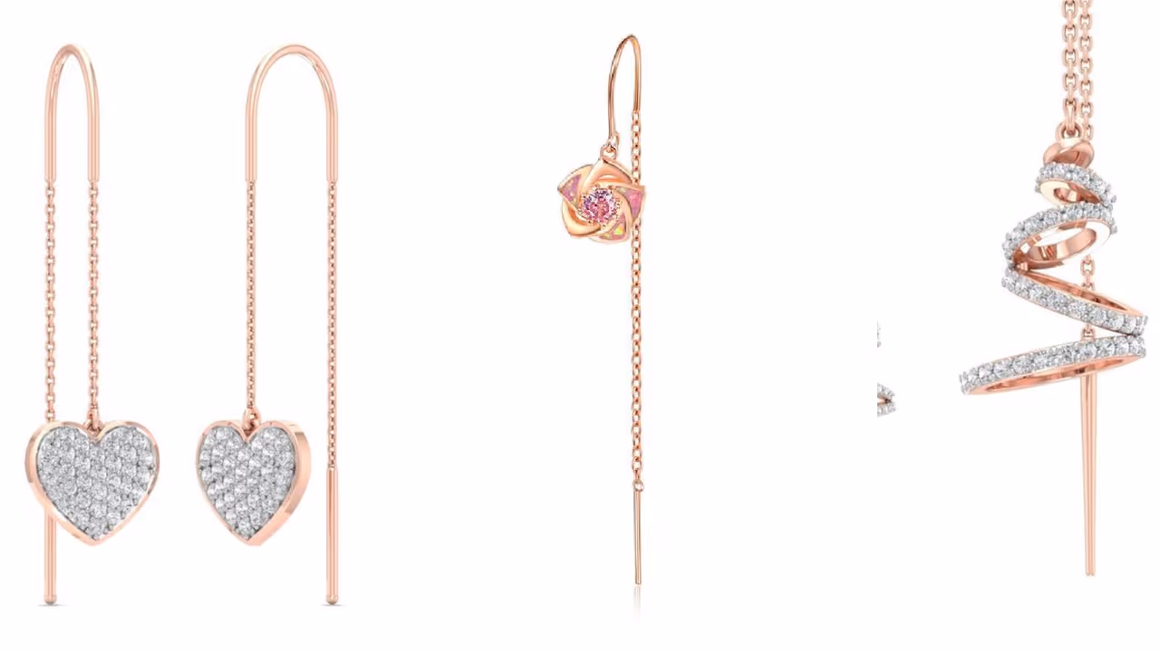 Rose Gold suidhaga earrings Rose Gold suidhaga earrings