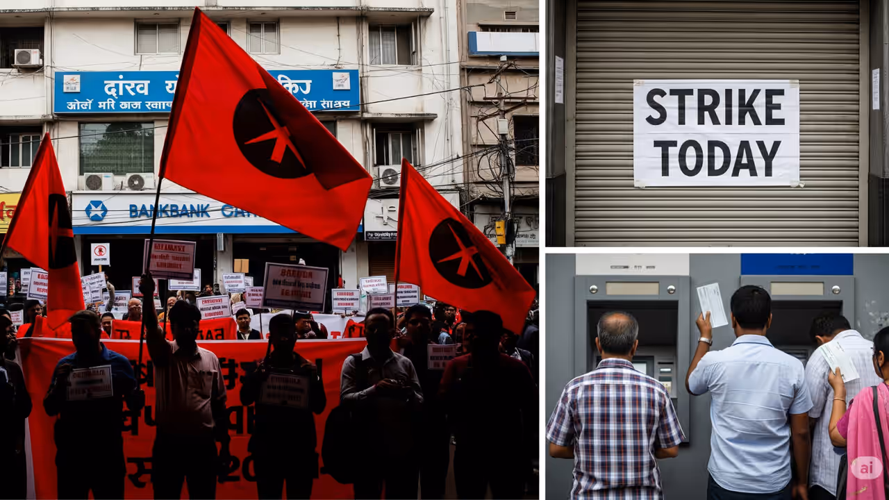 bank strike 2025 rajasthan employees protest privatization bank strike 2025 rajasthan employees protest privatization