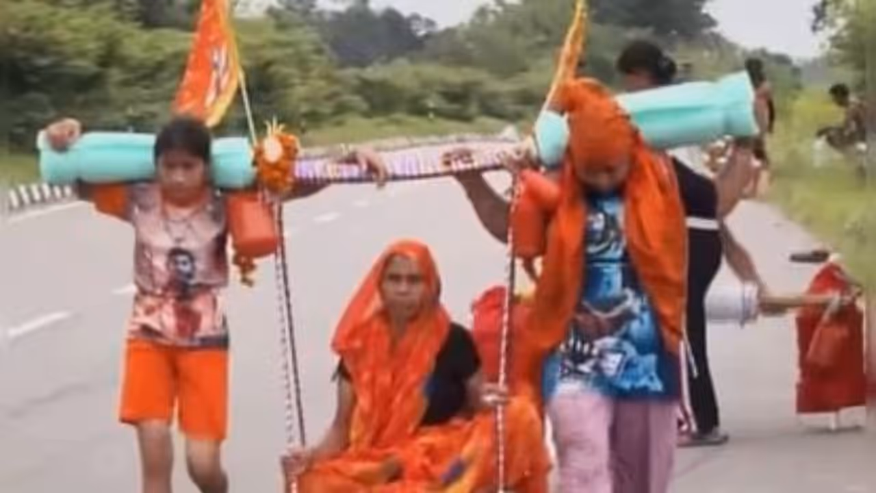 sawan 2025 hapur bahu kawad yatra mother in law sawan 2025 hapur bahu kawad yatra mother in law