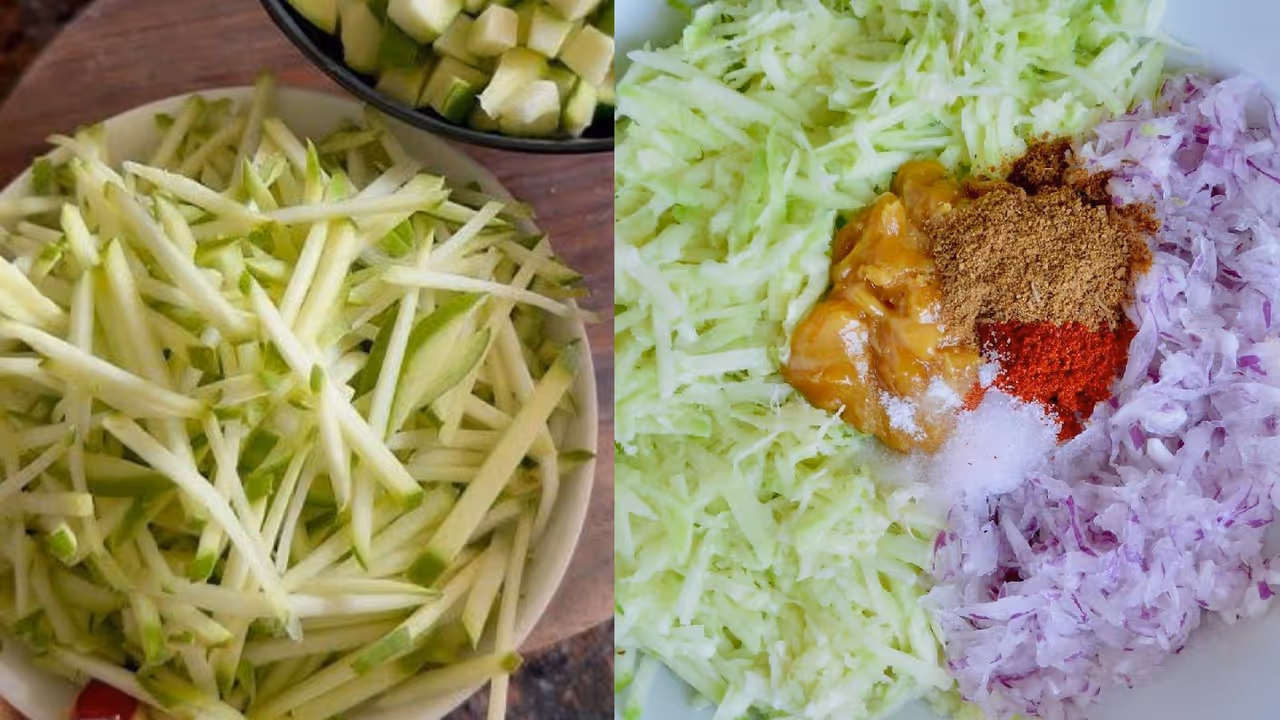 instant mango onion pickle in 15 minutes