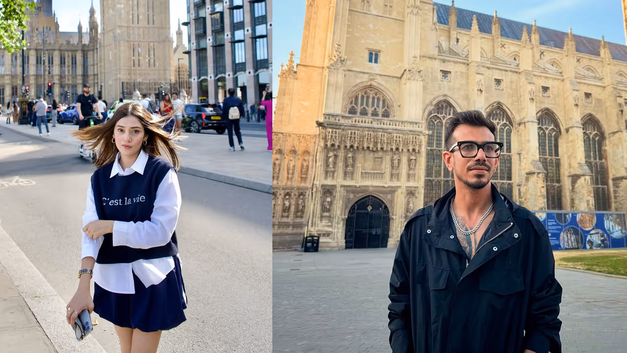 Yuzvendra Chahal RJ Mahvash viral photo in London