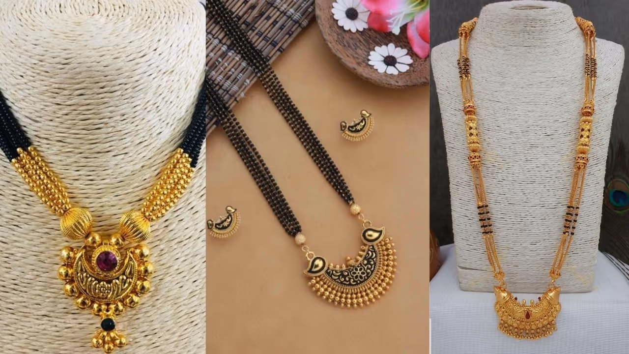 Stylish Chandrakor Mangalsutra patterns for modern brides