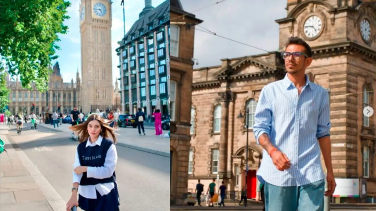 Yuzvendra Chahal, RJ Malishka, Yuzvendra Chahal, RJ Malishka,