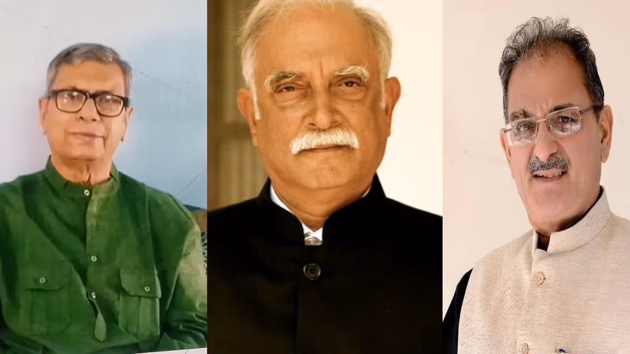 Prof Ashim Kumar Ghosh, Pusapati Ashok Gajapathi Raju and Kavinder Gupta