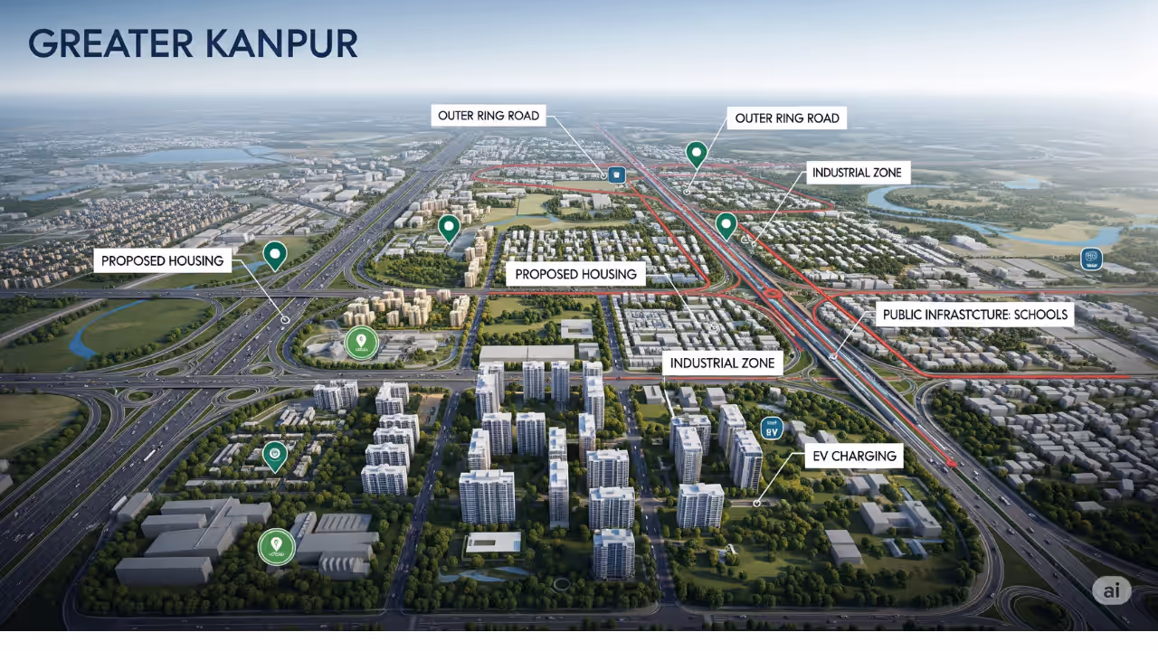 greater kanpur city industrial development kda