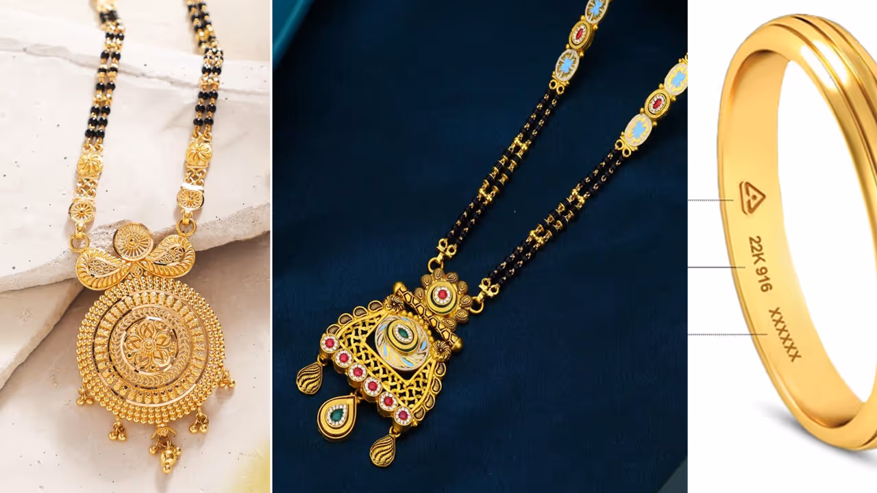 How to check hallmark on gold mangalsutra