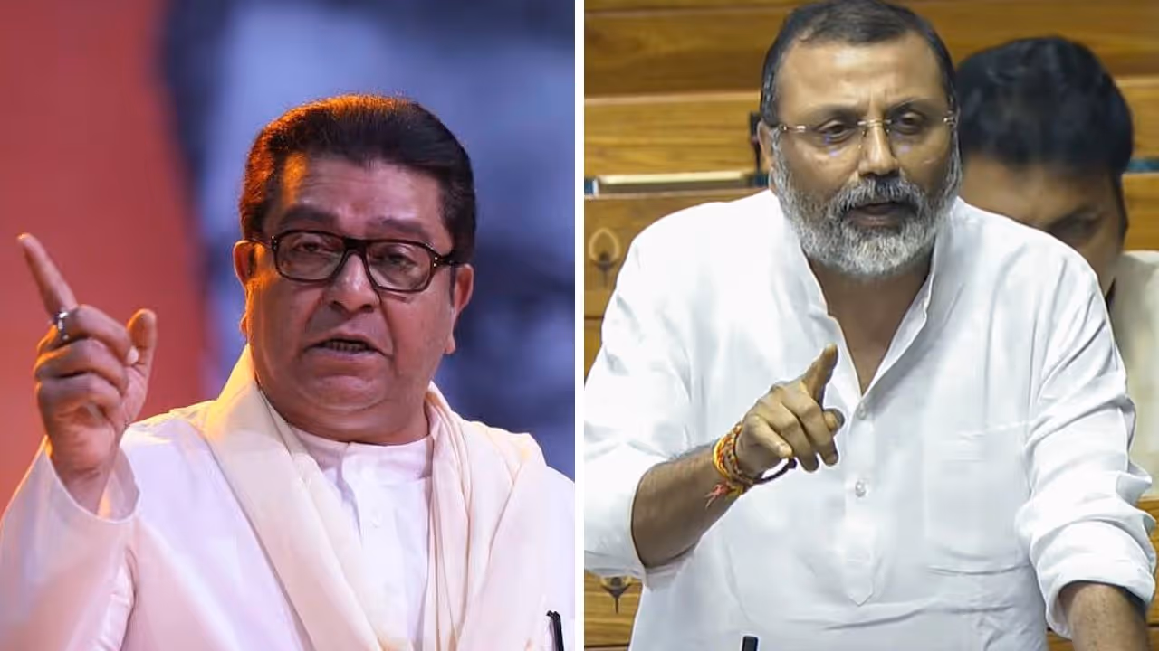 Raj Thackeray vs Nishikant Dubey Raj Thackeray vs Nishikant Dubey