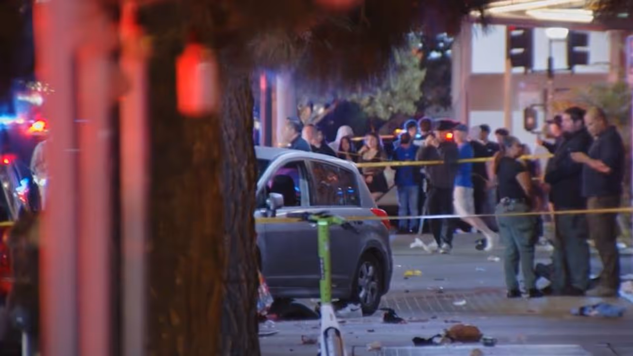 Vehicle rams into crowd in Los Angeles: Over 20 injured in incident at East Hollywood Vehicle rams into crowd in Los Angeles: Over 20 injured in incident at East Hollywood