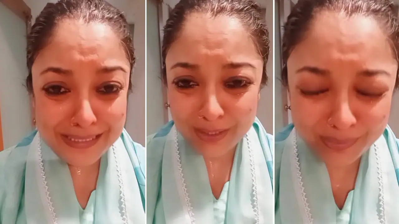 tanushree dutta breaks down cry and share harassment video