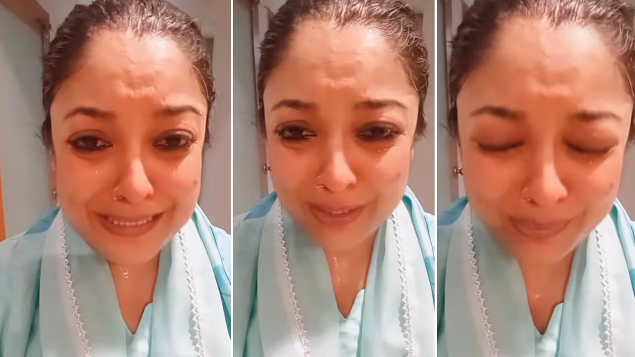 tanushree dutta breaks down cry and share harassment video