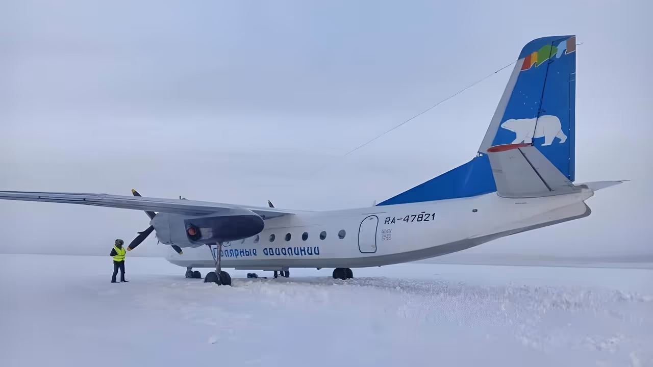 Russian An 24 plane