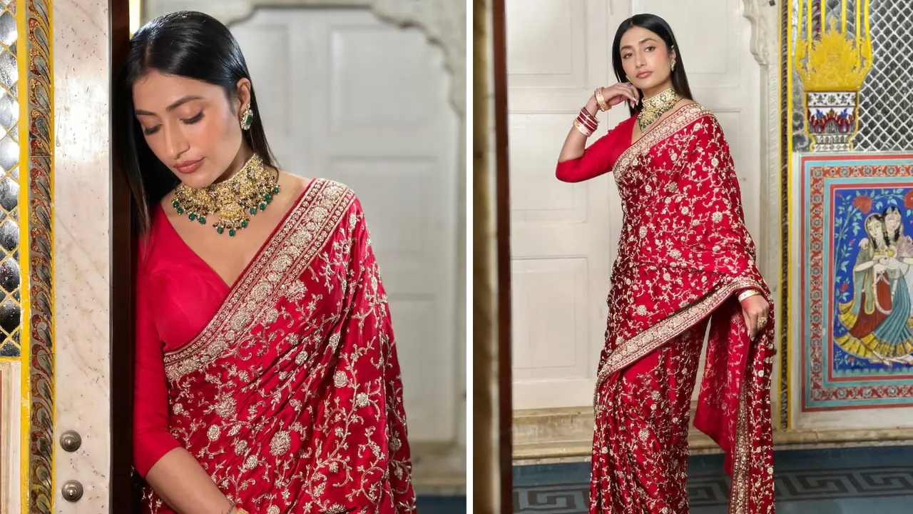 Dhanshree Verma Bridal Look pics