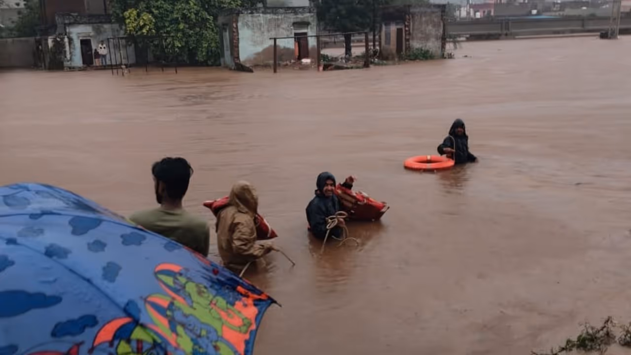 heavy rain in rajasthan heavy rain in rajasthan