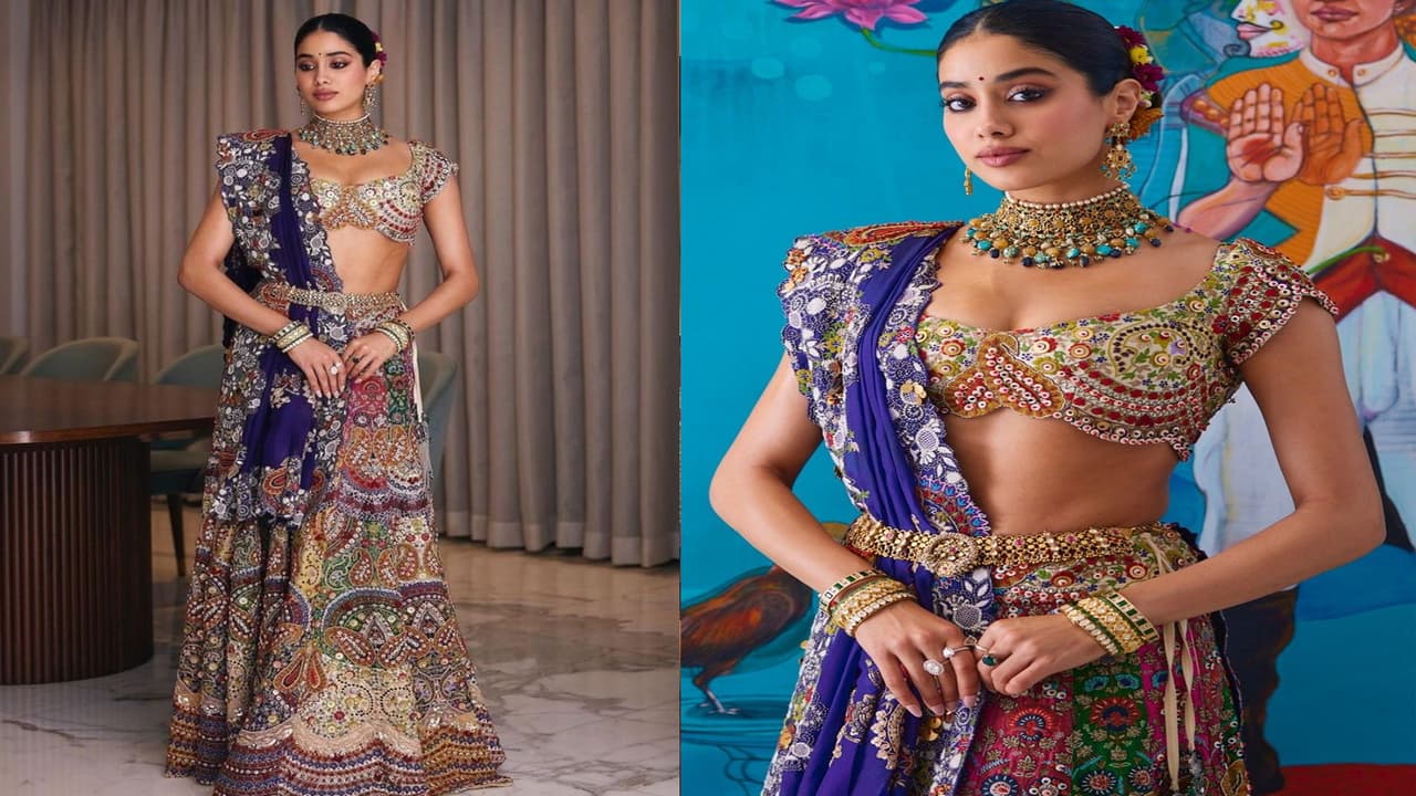 janhvi kapoor 7 lehenga designs