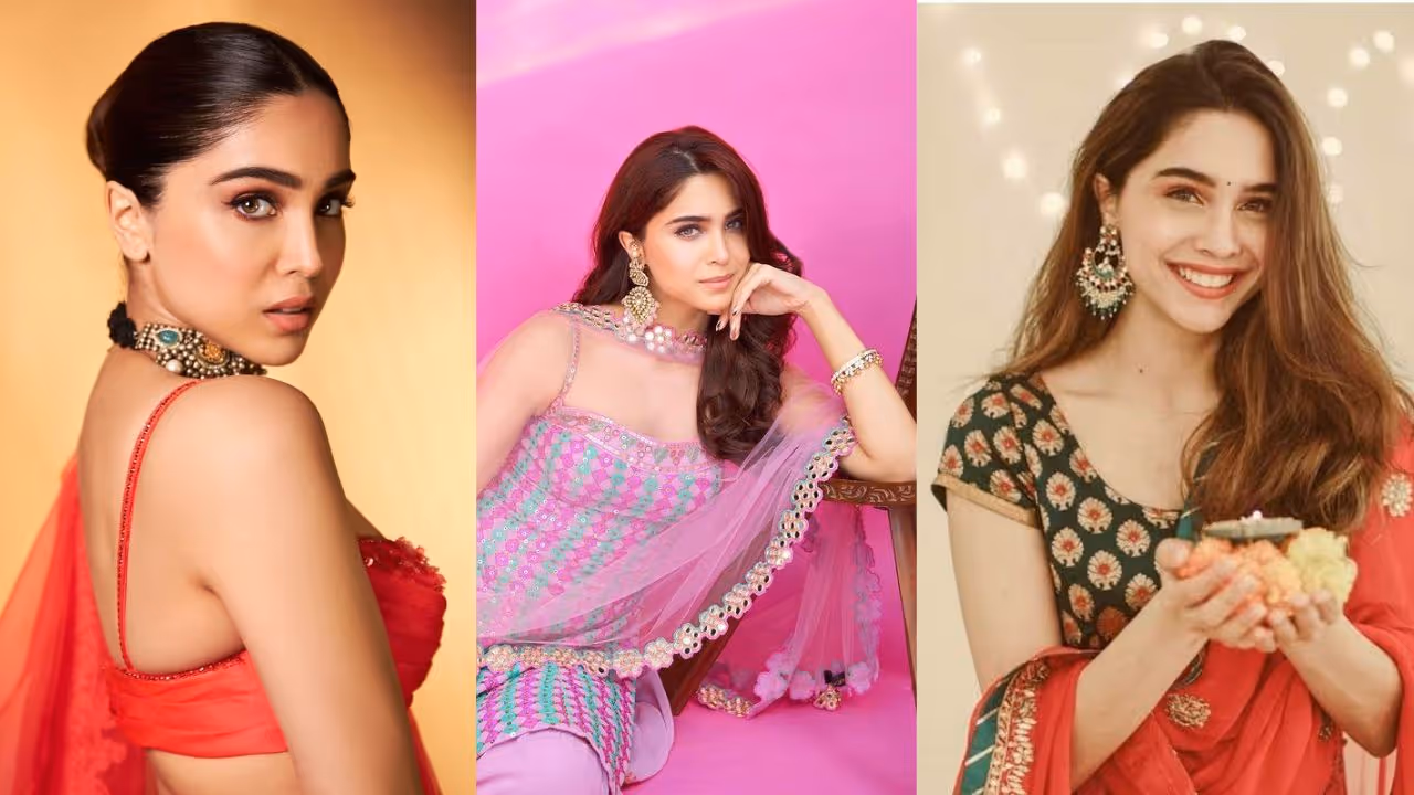 Sharvari Wagh ethnic hairstyle ideas for Rakhi Sharvari Wagh ethnic hairstyle ideas for Rakhi