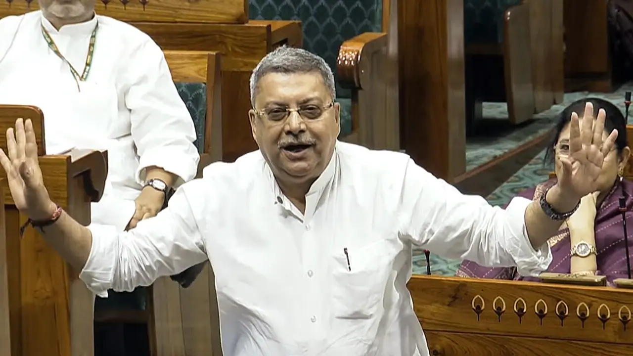 kalyan banerjee suspended lok sabha monsoon session unparliamentary remarks kalyan banerjee suspended lok sabha monsoon session unparliamentary remarks