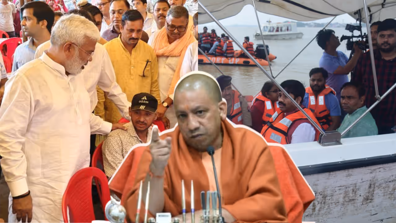 uttar pradesh flood relief ministers on ground uttar pradesh flood relief ministers on ground