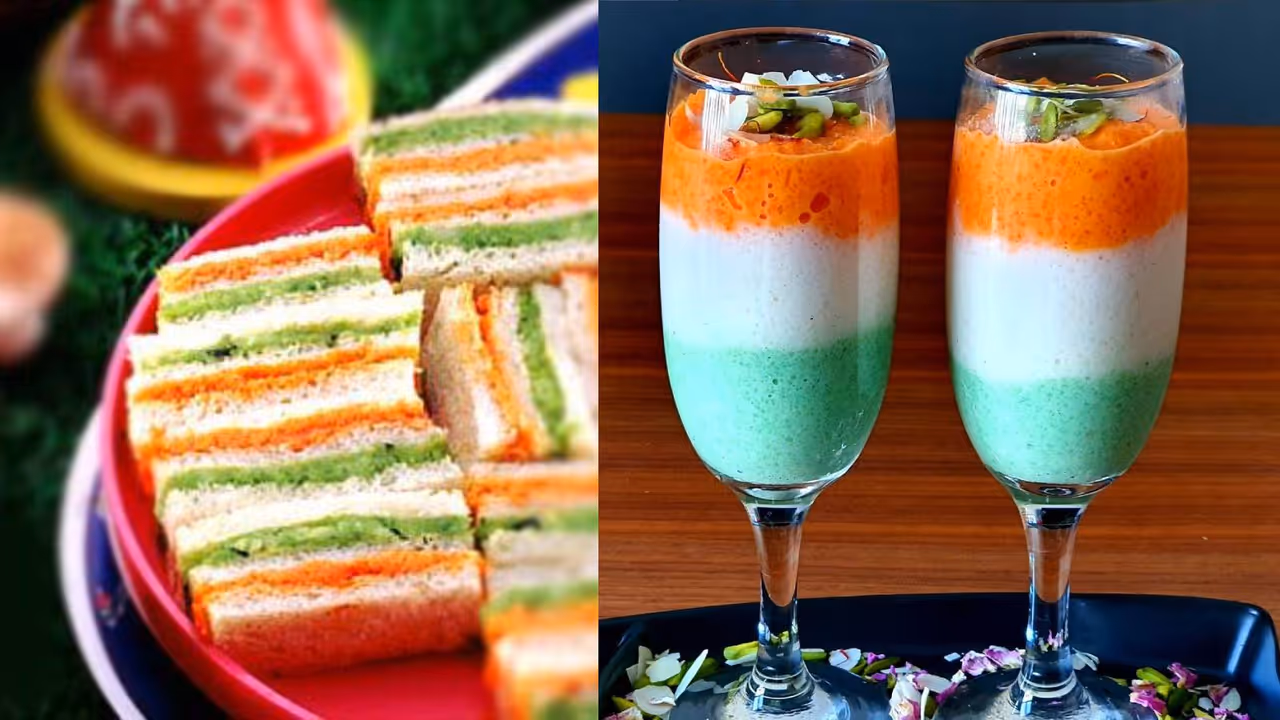 Tiranga dish recipe for Independence Day Tiranga dish recipe for Independence Day