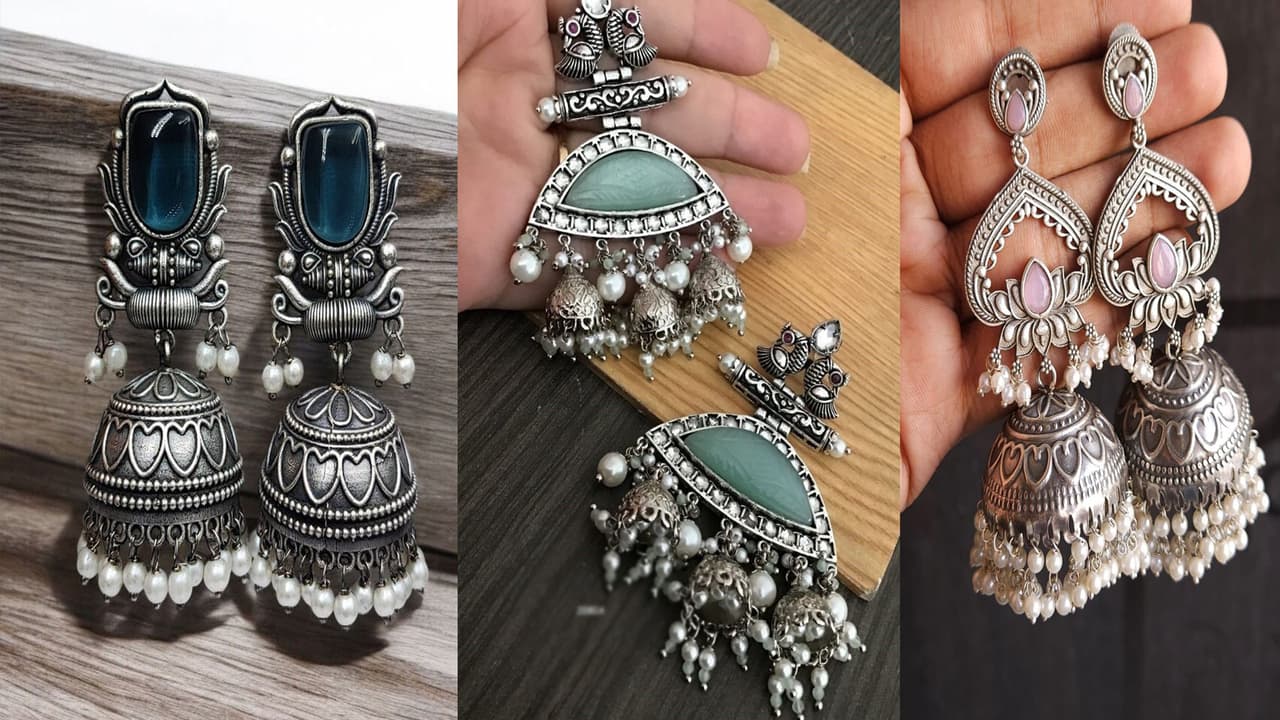 sliver earrings designs 