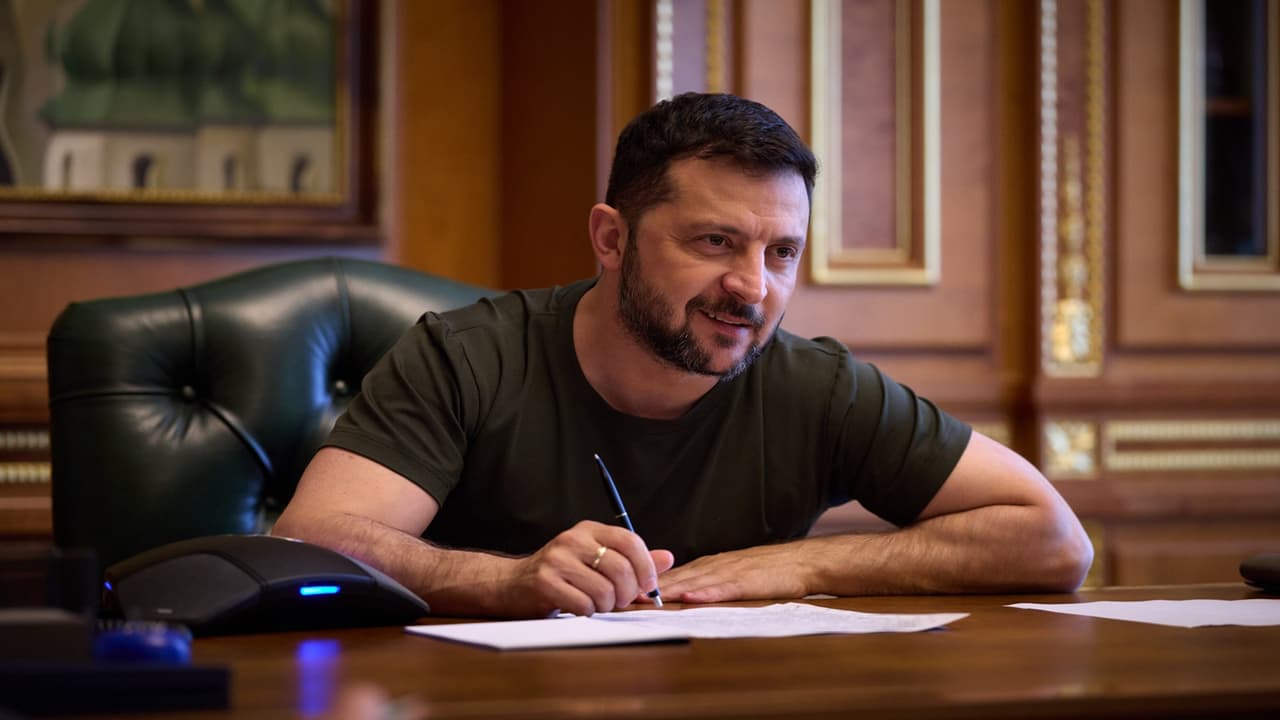 Ukraine President Volodymyr Zelensky Ukraine President Volodymyr Zelensky