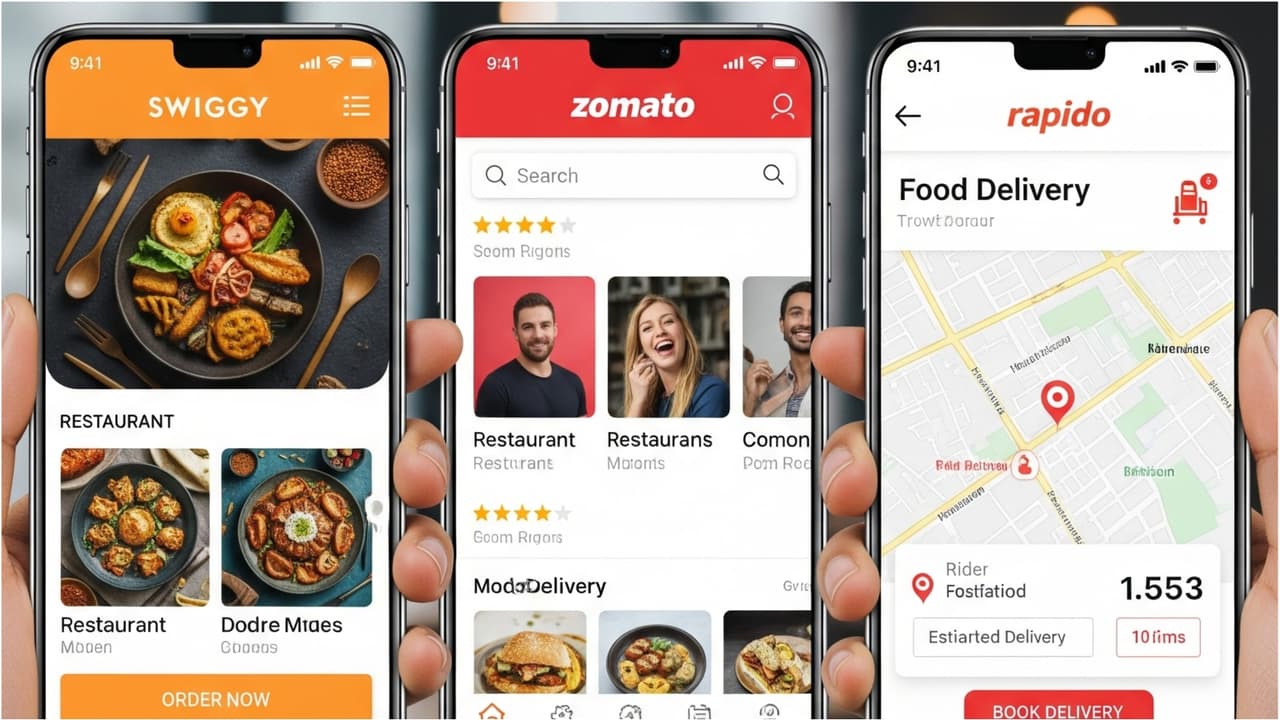 Rapido food delivery app