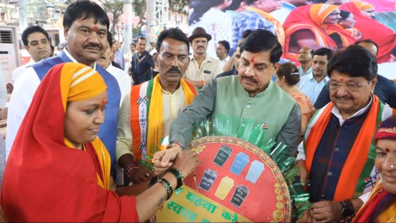 har ghar tiranga campaign indore cm mohan yadav rally har ghar tiranga campaign indore cm mohan yadav rally