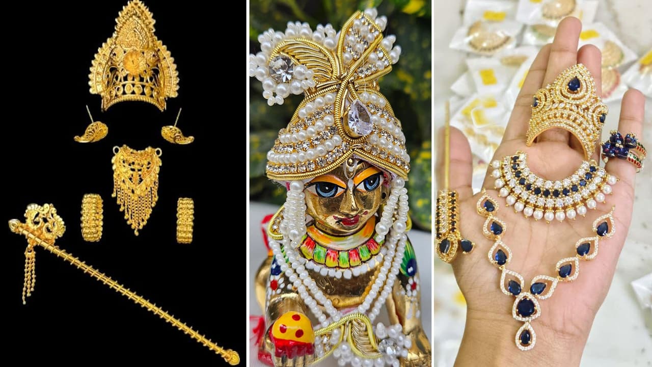Janmashtami special Laddu Gopal jewellery