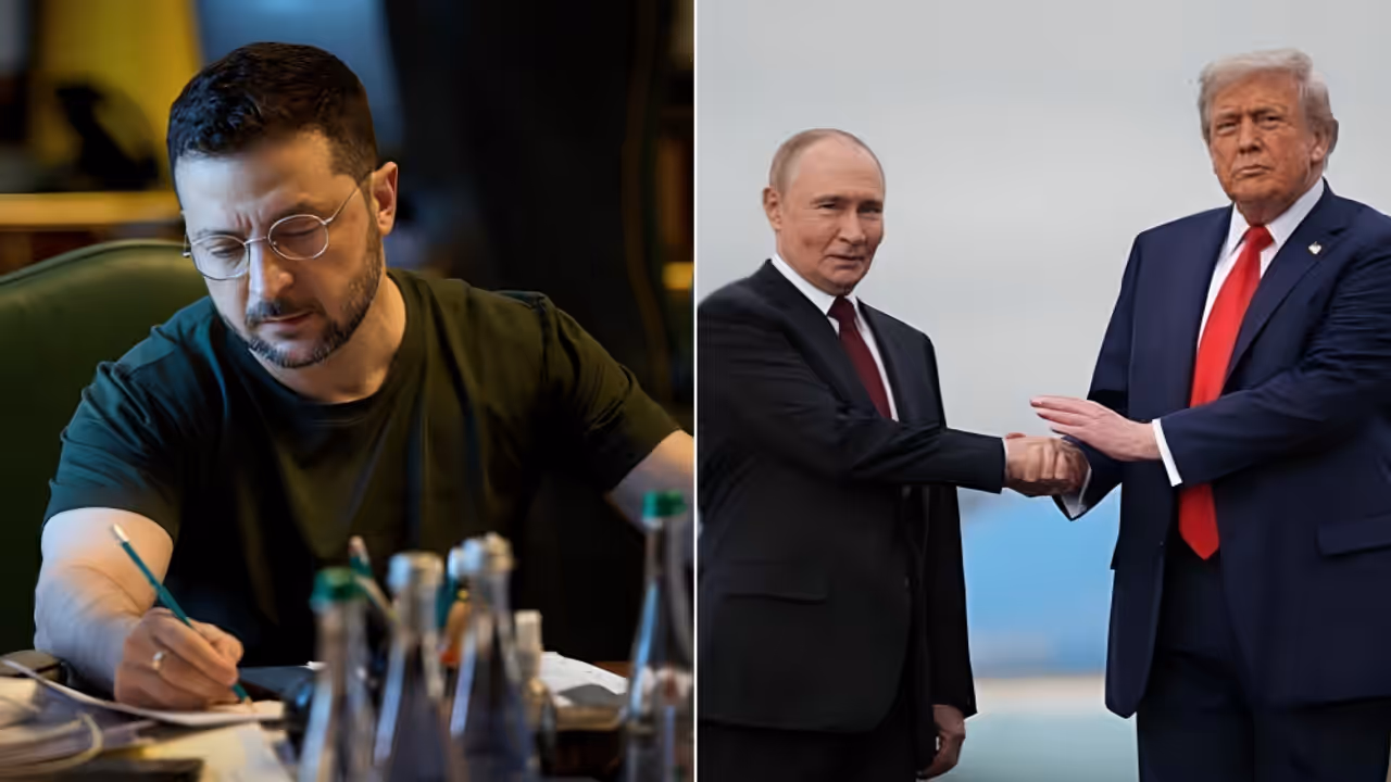 Zelenskyy, Putin and Trump