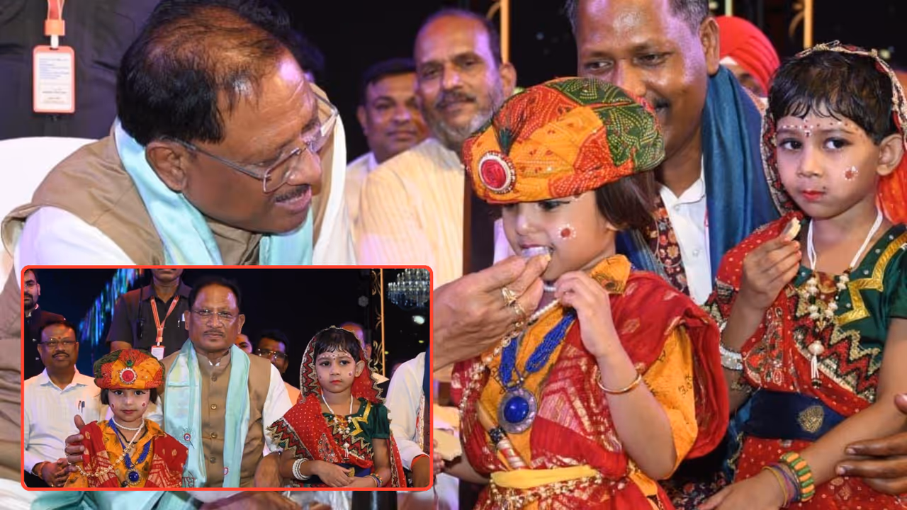 cm vishnu dev sai janmashtami raipur dahi handi celebration