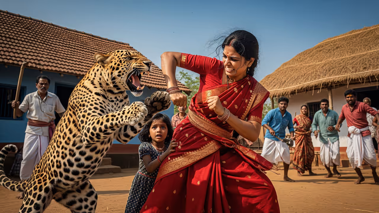 agra mother saves daughter wild animal attack agra mother saves daughter wild animal attack