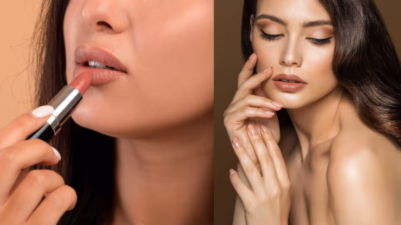 Best nude shade lipstick for Indian skin tone festive look Best nude shade lipstick for Indian skin tone festive look