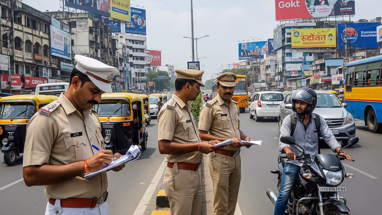 lucknow police new rule driving license cancel after 5 challan