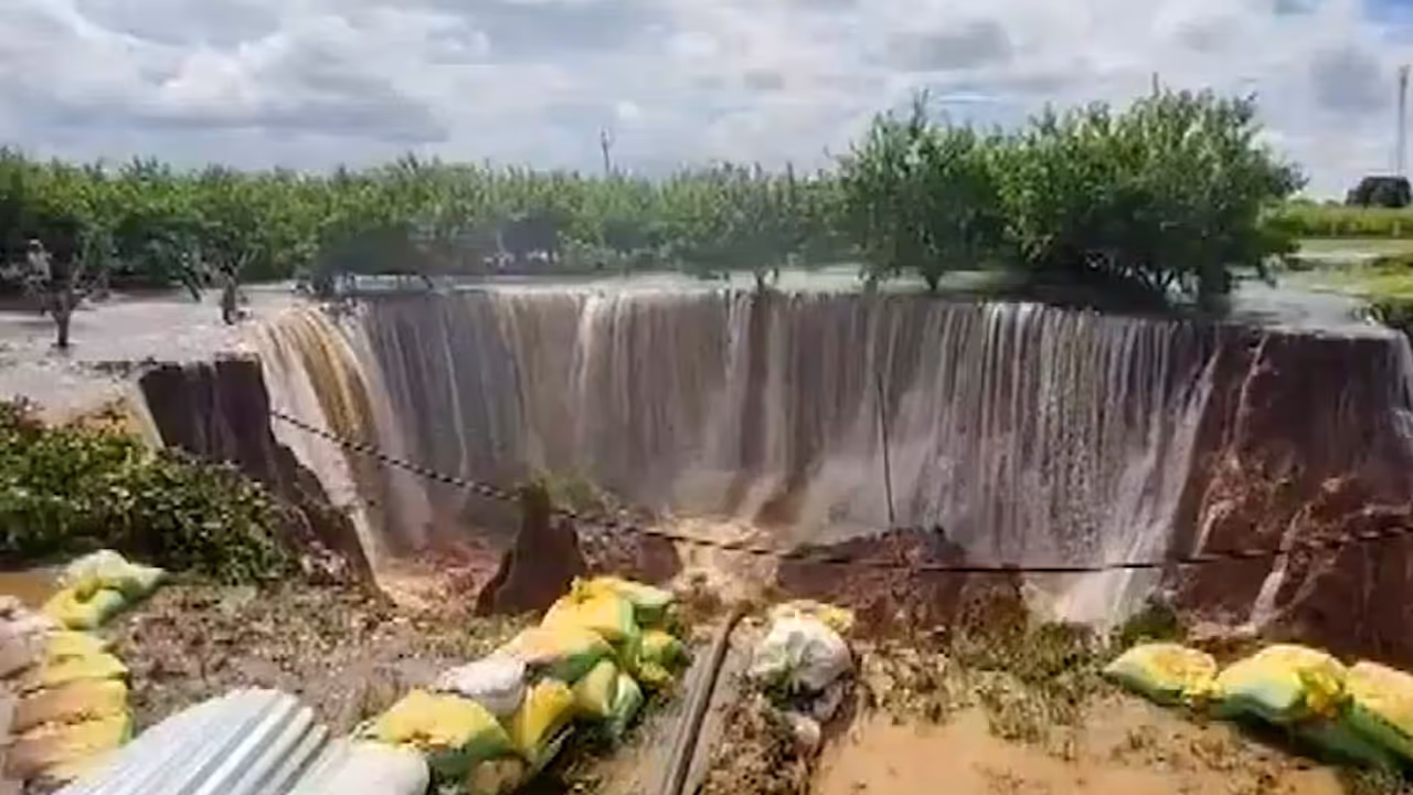 Rajasthan: Land Cave In After Heavy Rainfall Hits Sawai Madhopur