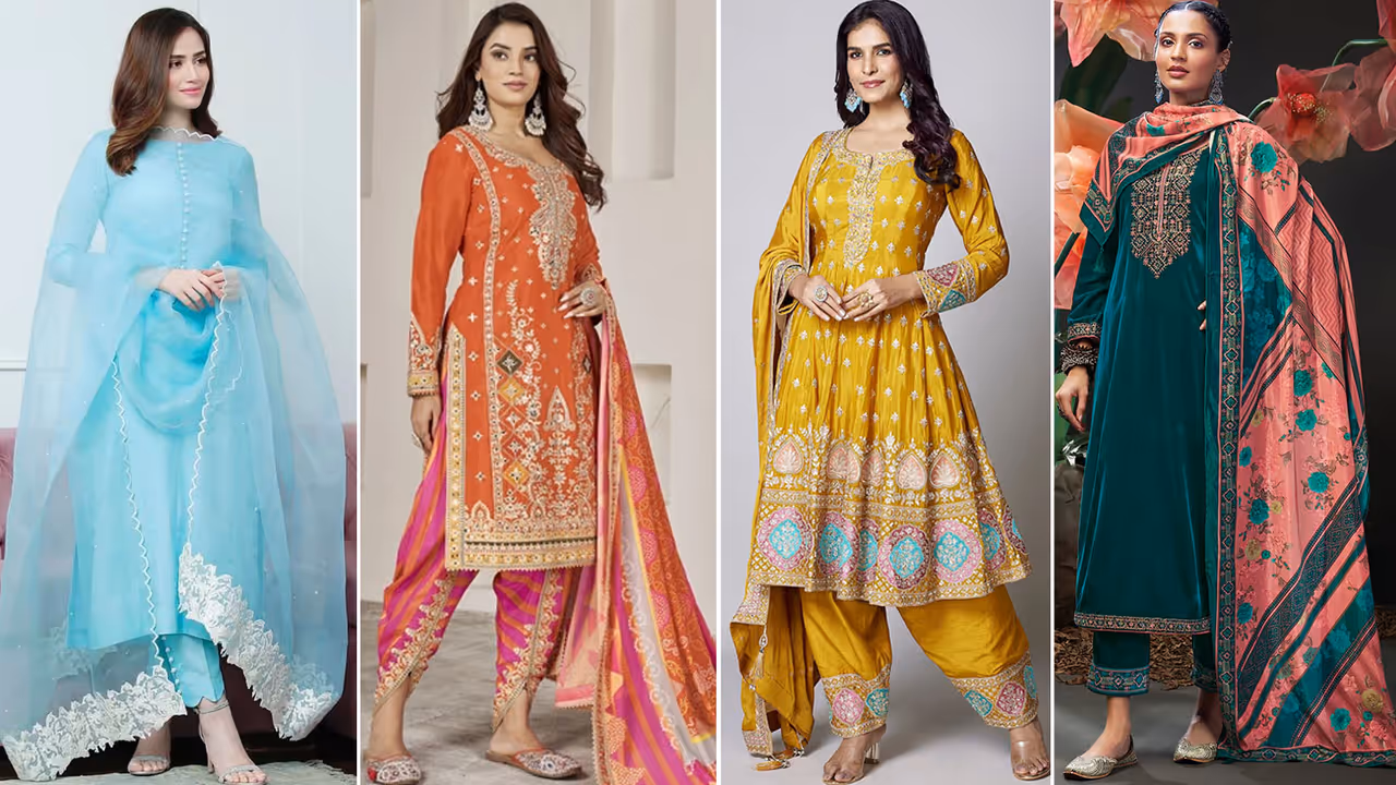 Stitching Salwar Suit 7 Trendy Designs Useful for Ganpati to Navdurga 2025 Stitching Salwar Suit 7 Trendy Designs Useful for Ganpati to Navdurga 2025
