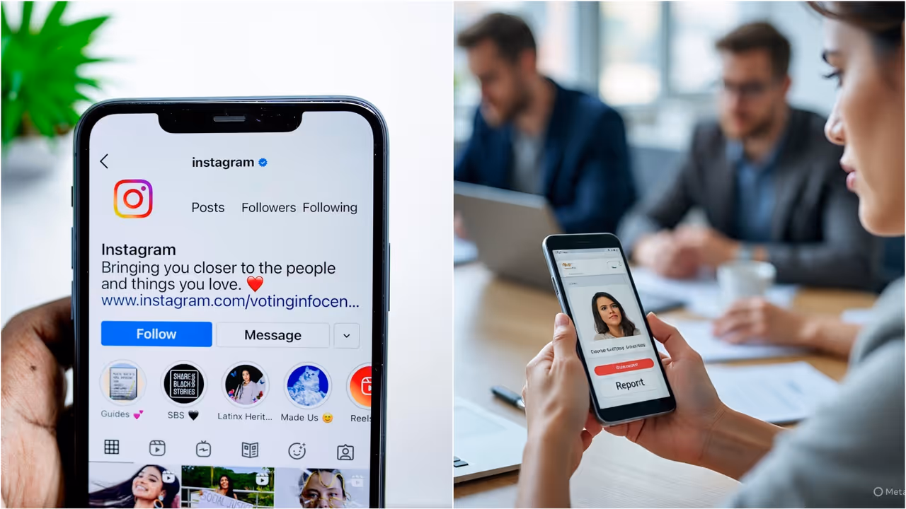 instagram id report