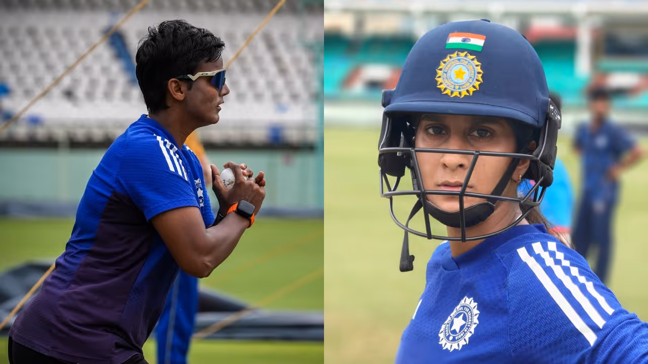 Indian womens team training session 