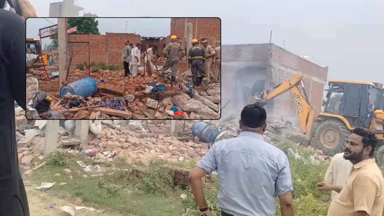 lucknow patakha factory blast news lucknow patakha factory blast news