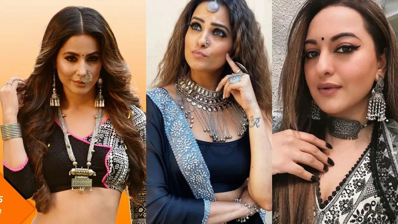 trendy oxidised jewellery for navratri garba look trendy oxidised jewellery for navratri garba look