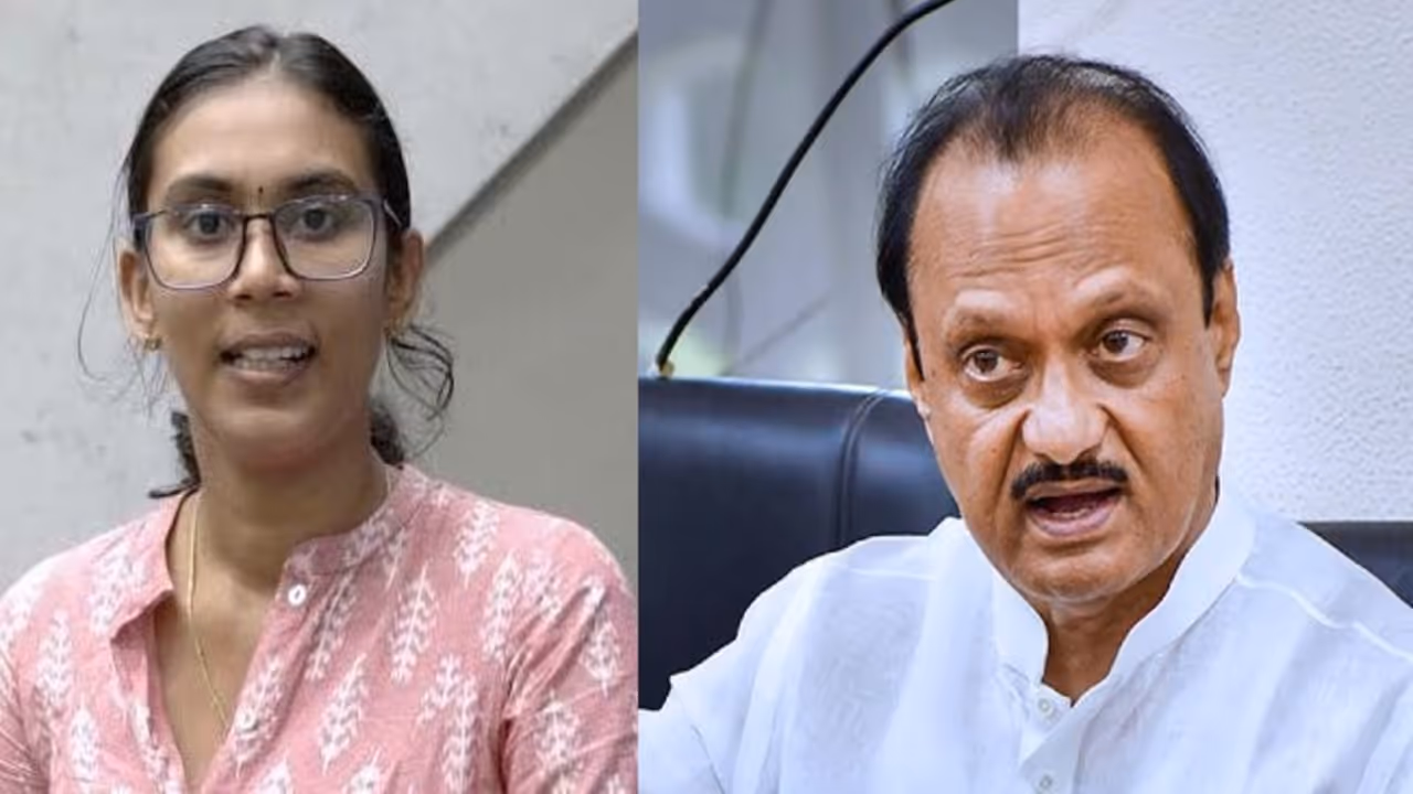 ajit pawar vs ips anjana krishna