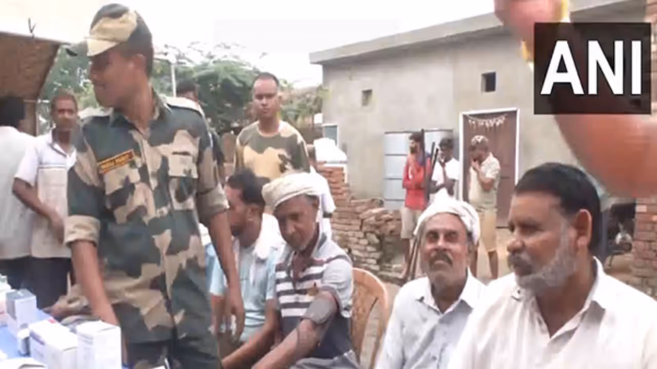 punjab flood bsf medical camp ndrf rescue fazilka punjab flood bsf medical camp ndrf rescue fazilka