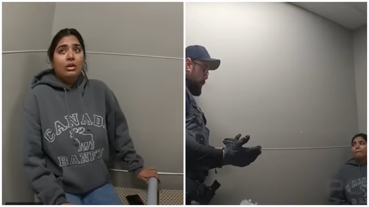 Indian Woman Caught Shoplifting At US Store; Breaks Down, Gasps As Cops Quiz