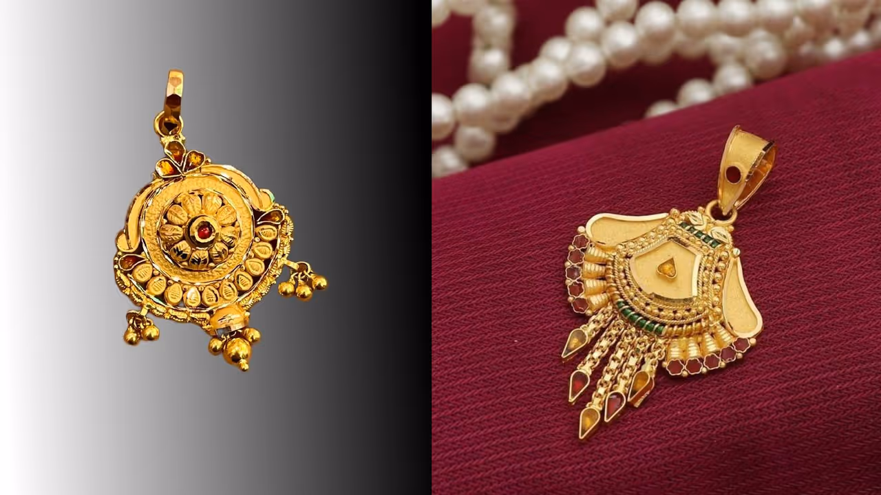 Gold locket new design