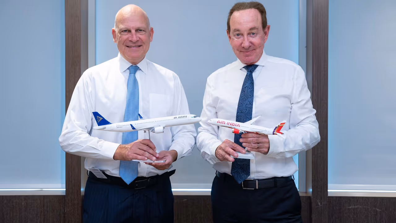 Air india air astana codeshare agreement