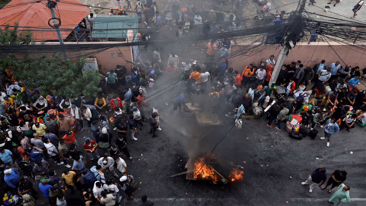 nepal violence latest pics
