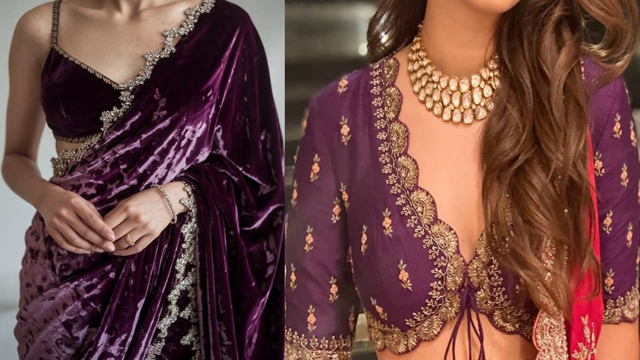 Old Velvet Saree Reuse Idea