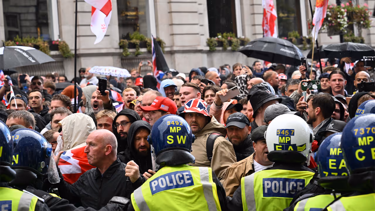 Anti immigration protest 