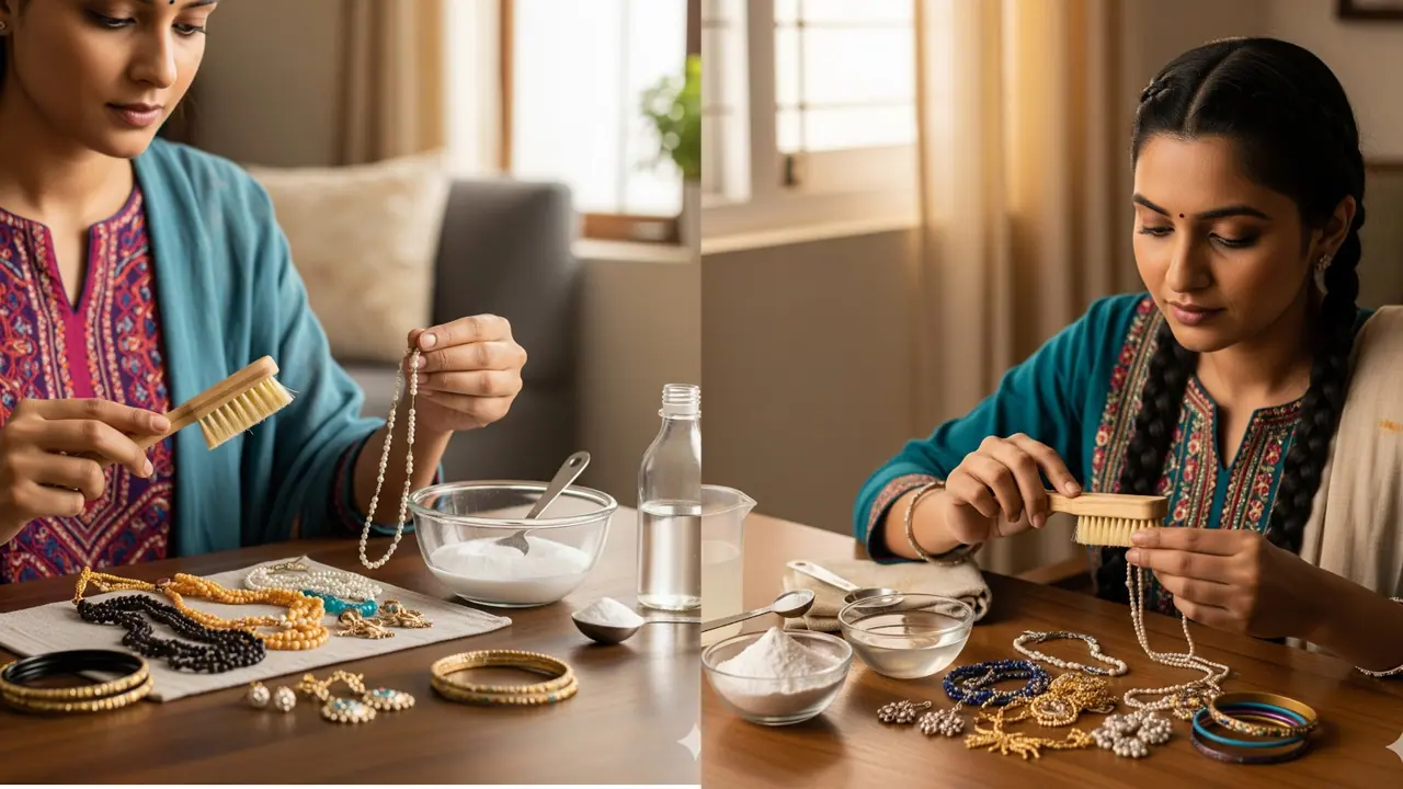 artificial jewellery cleaning polish