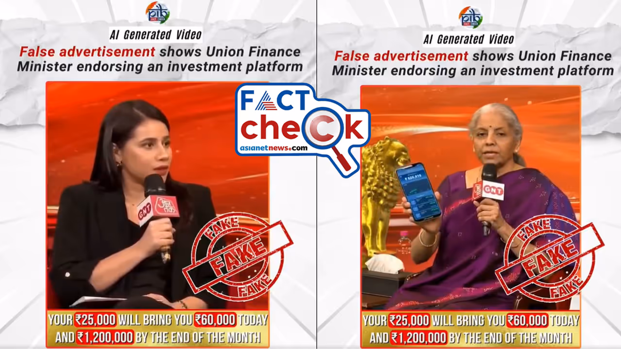 Fact Check Nirmala Sitharaman