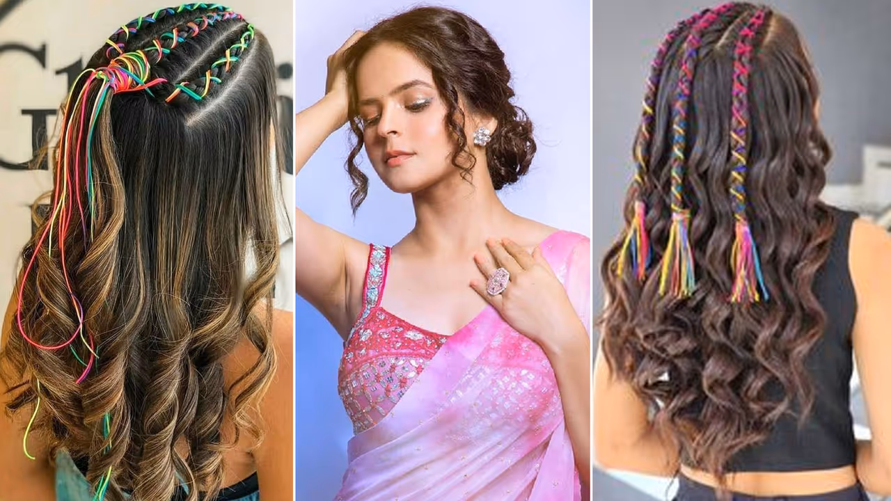 कर्ली हेयर के लिए हेयरस्टाइल 